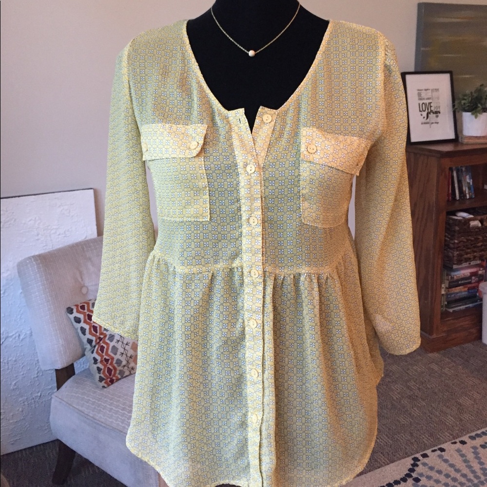 Mossimo sheer blouse